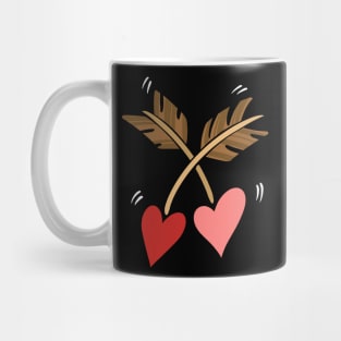 Hearts & Arrows Love Valentines Gift Mug